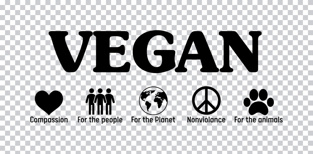 Vegan Values Icon Set DTF Transfer