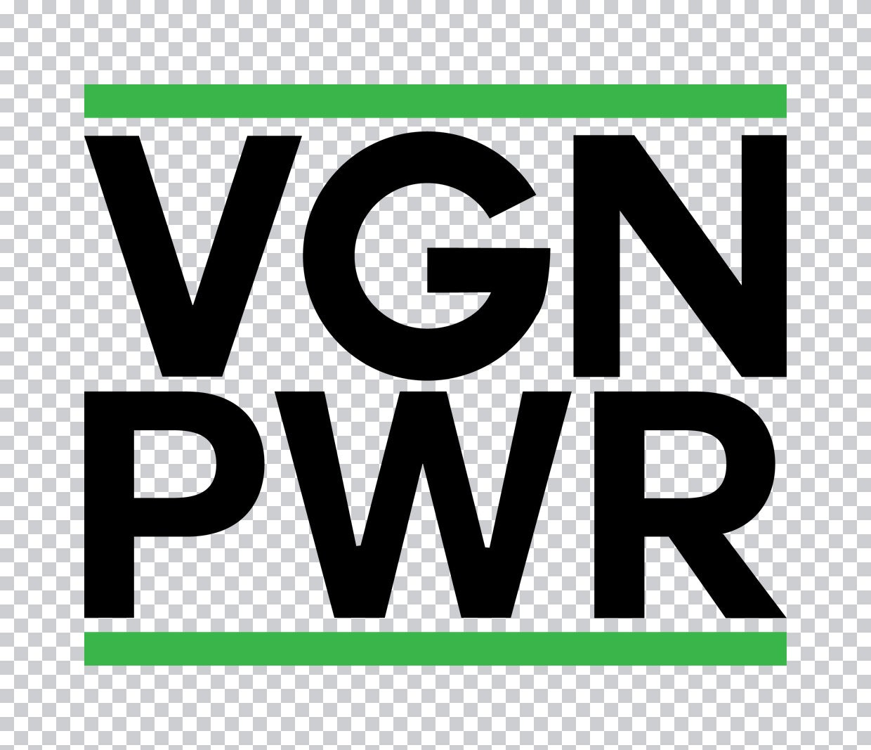 VGN PWR Bold Text DTF Transfer