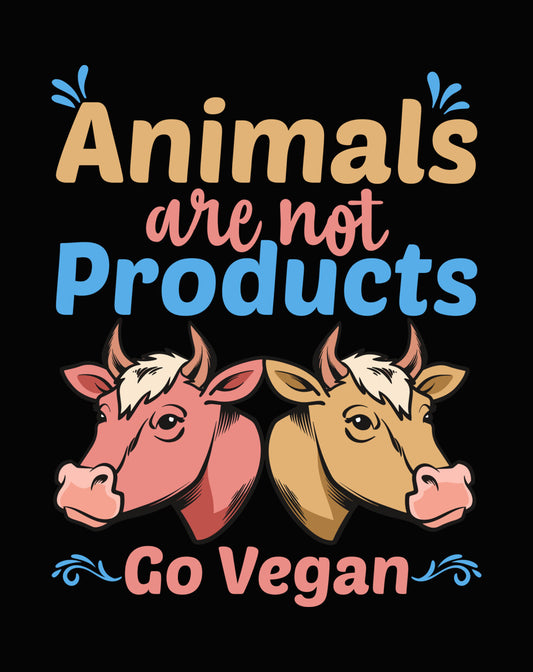 Animals Are Not Products DTF Transfer