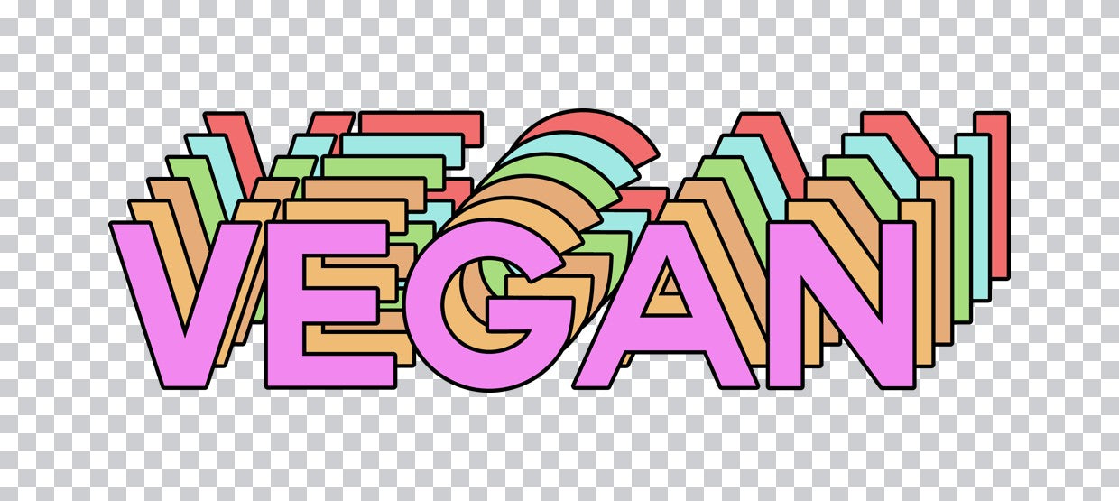 Stacked Retro Rainbow Vegan DTF Transfer