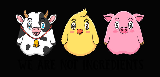 We Are Not Ingredients Animal Friends DTF Transfer