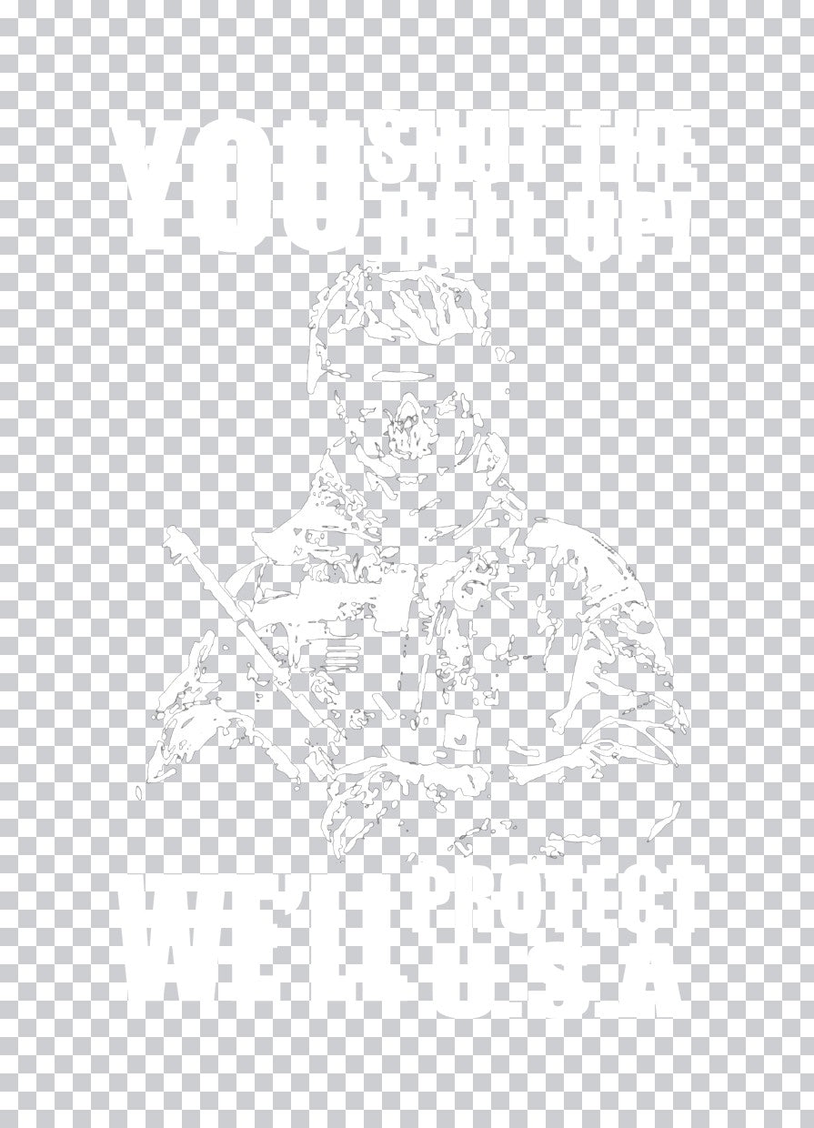 Tactical Soldier Silhouette DTF Transfer