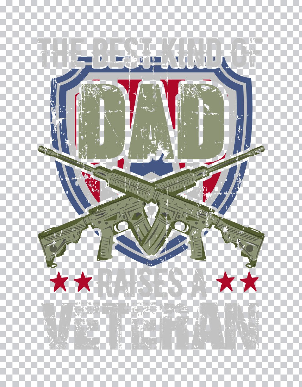 Best Kind of Dad Raises Veteran DTF Transfer