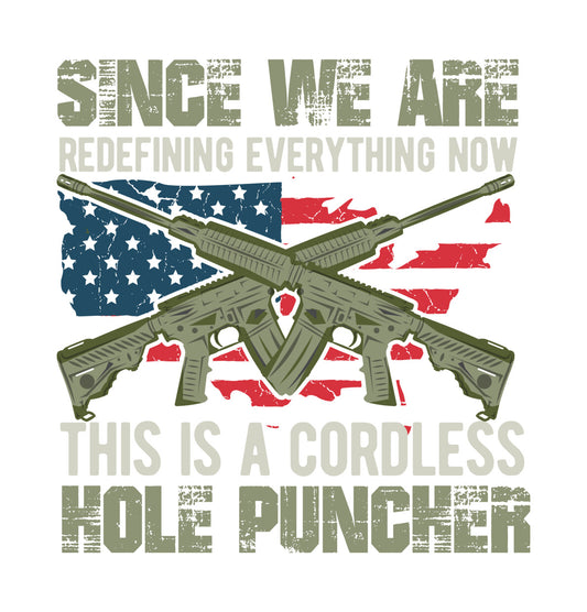 Cordless Hole Puncher Rifle DTF Transfer
