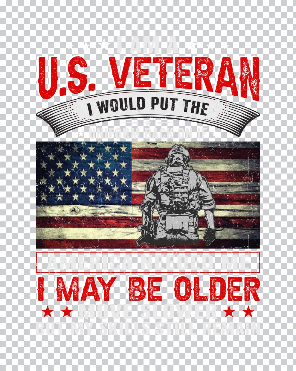 US Veteran Skills Remain DTF Transfer