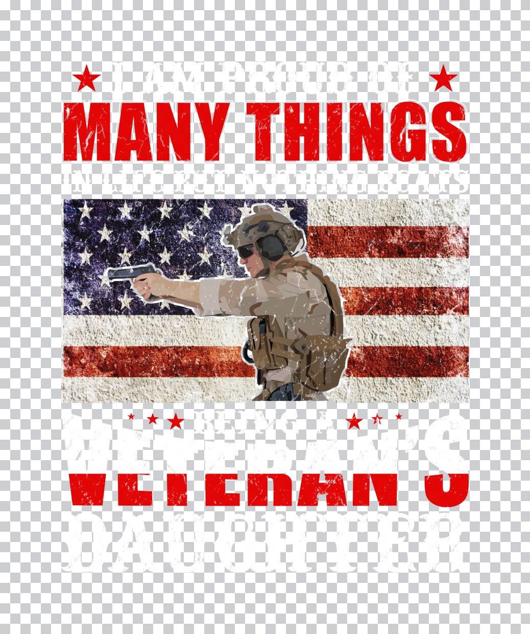 Veteran Many Things DTF Transfer