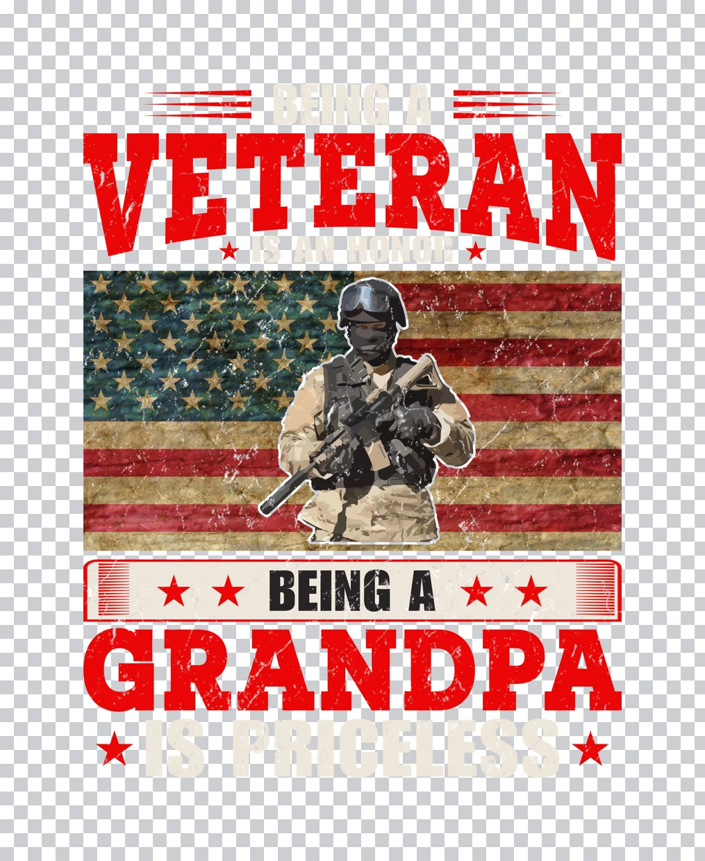 Veteran and Grandpa DTF Transfer