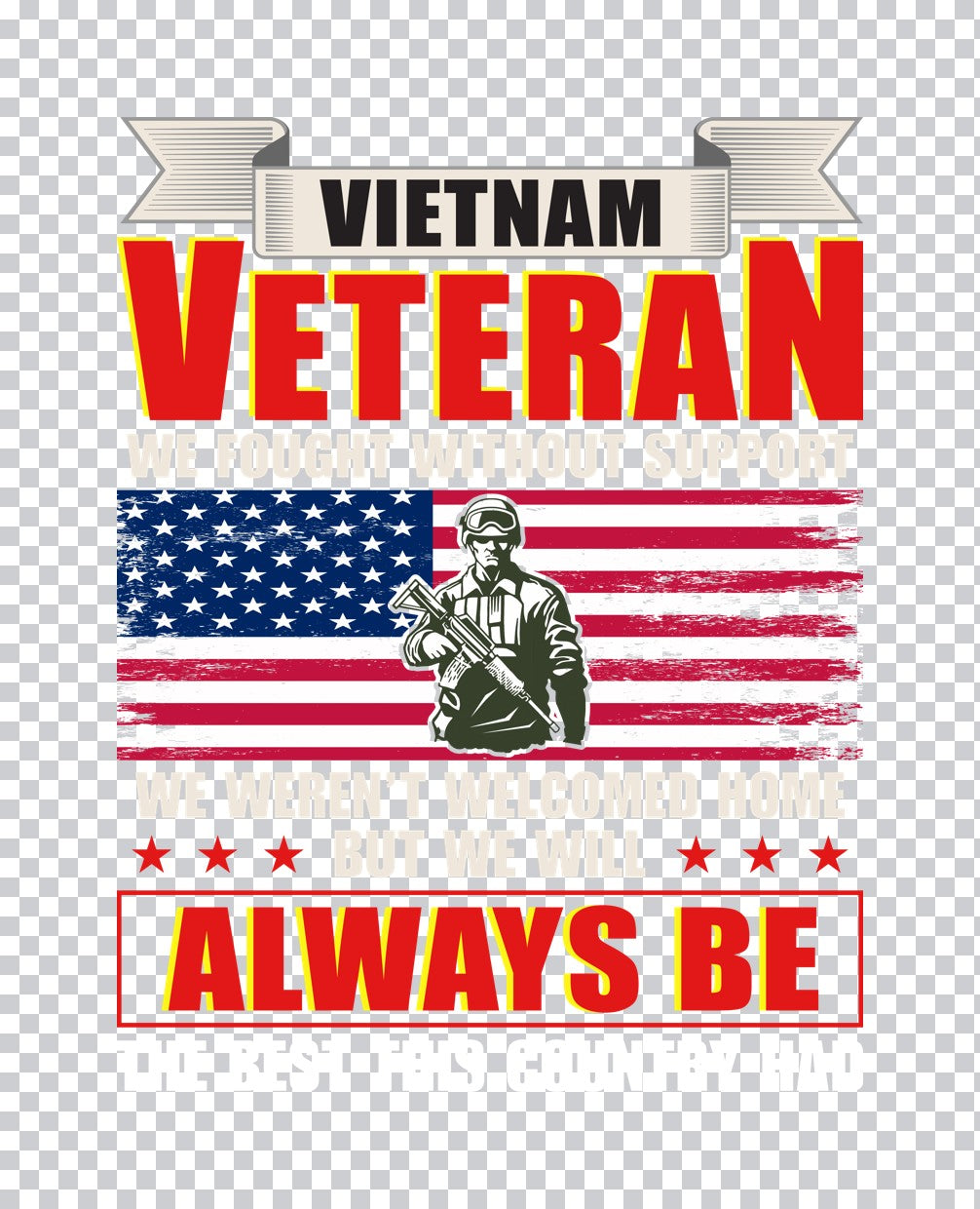 Vietnam Veteran We Fought DTF Transfer