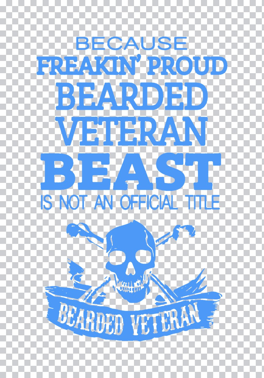 Bearded Veteran Beast DTF Transfer
