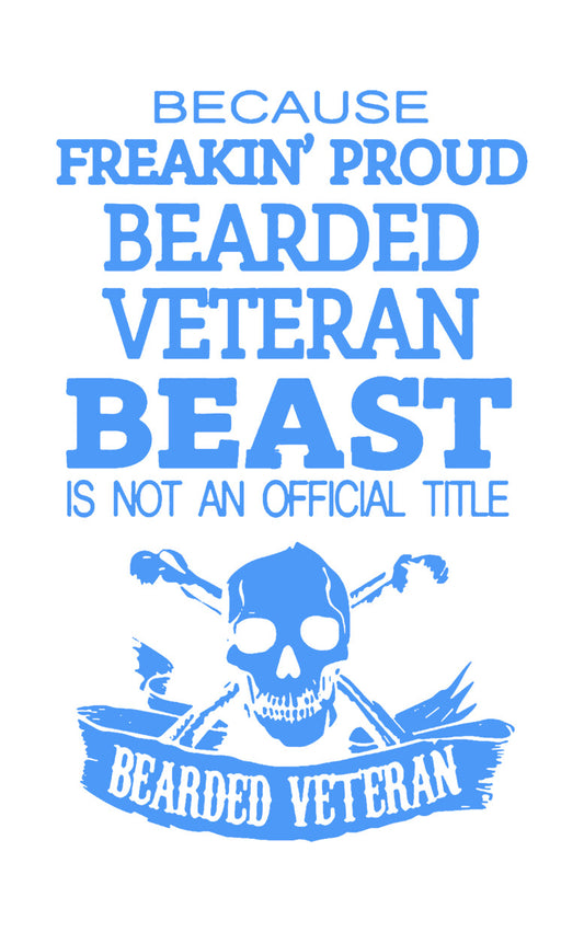 Bearded Veteran Beast DTF Transfer