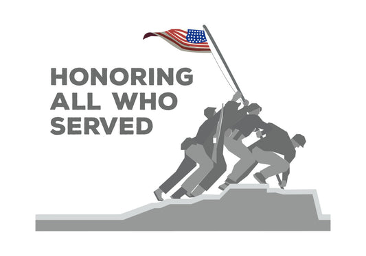 Honoring All Who Served DTF Transfer