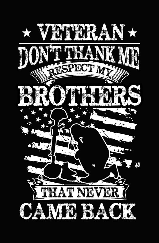 Fallen Soldier Memorial DTF Transfer