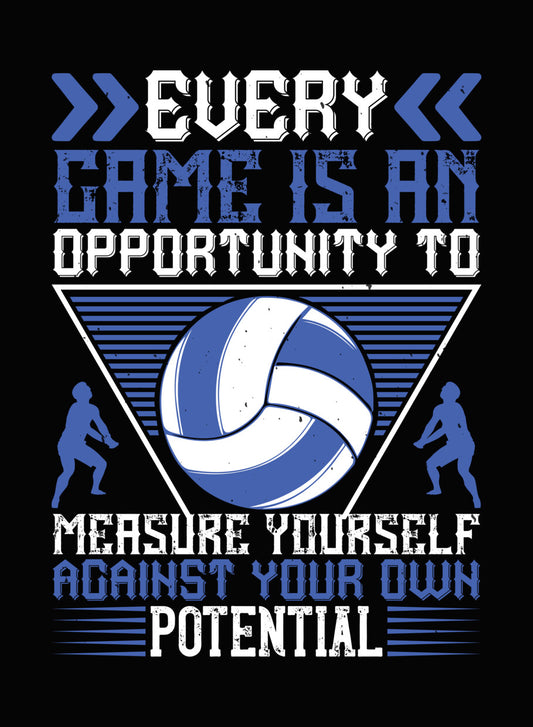 Volleyball Potential Quote DTF Transfer