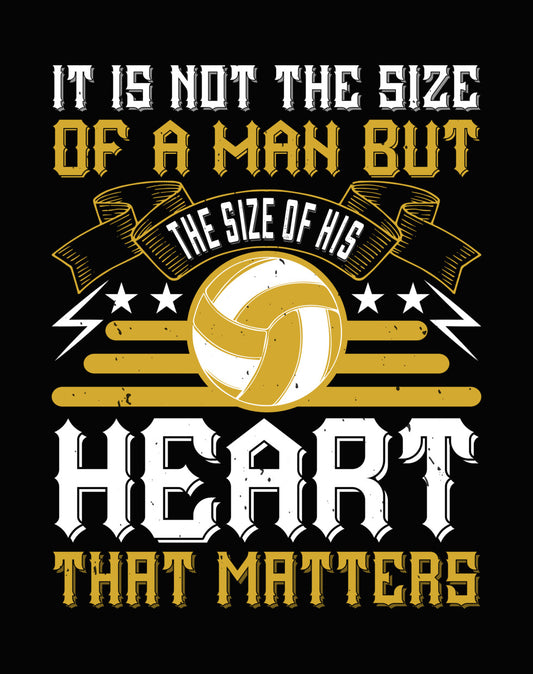 Size of His Heart DTF Transfer