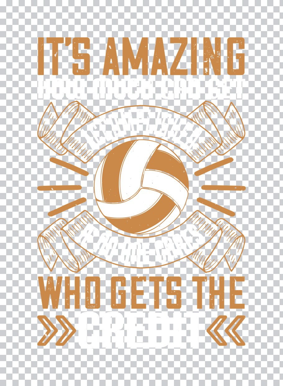 Volleyball Accomplishment Quote DTF Transfer