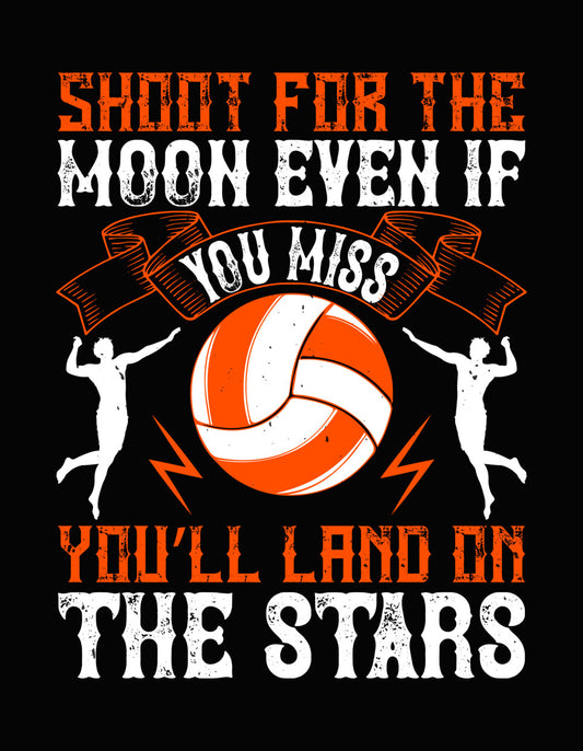 Shoot For The Moon DTF Transfer