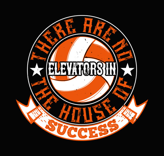 No Elevators In The House Of Success DTF Transfer