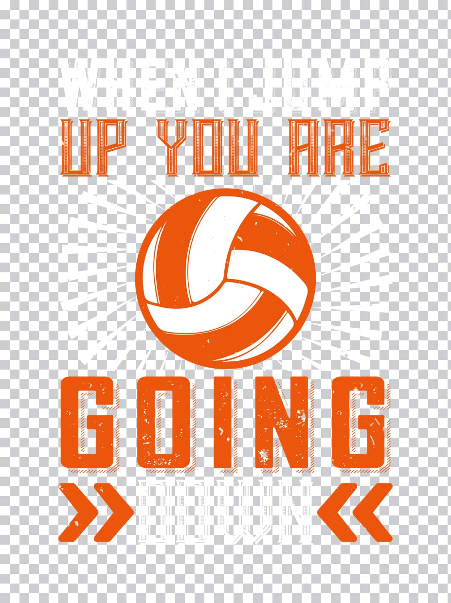 When I Jump Up You Are Going Down DTF Transfer
