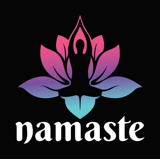 Lotus Yoga Silhouette DTF Transfer
