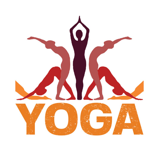 Yoga Pose Silhouette DTF Transfer