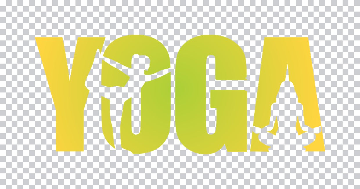 Yoga Pose Typography DTF Transfer