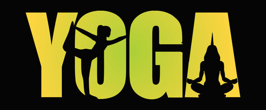 Yoga Pose Typography DTF Transfer