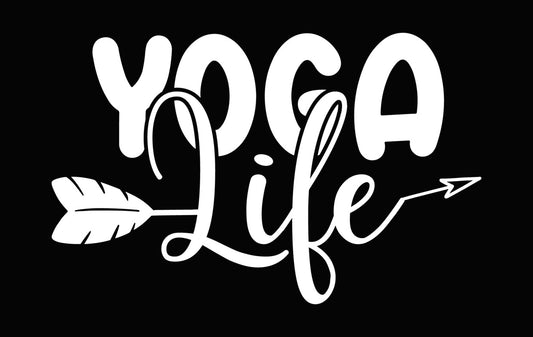 Namaste Yoga Lotus Flower DTF Transfer