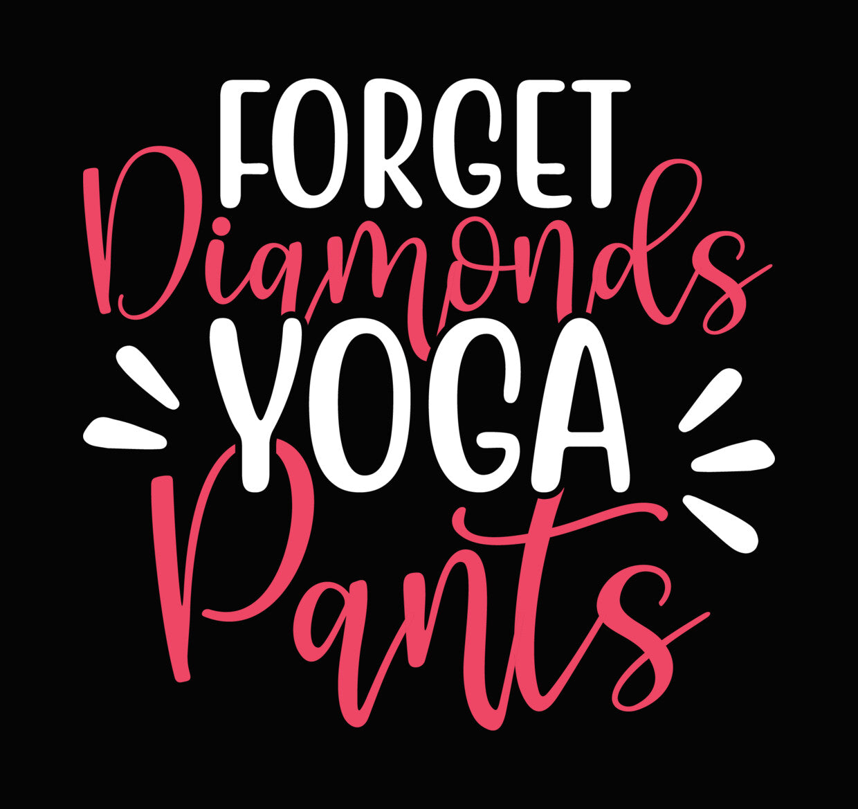 Diamonds Pants Script DTF Transfer