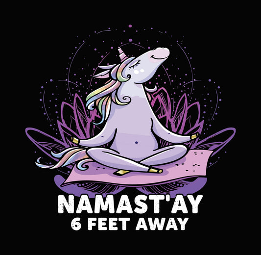 Zen Unicorn Yoga DTF Transfer