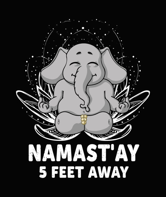 Meditating Elephant DTF Transfer