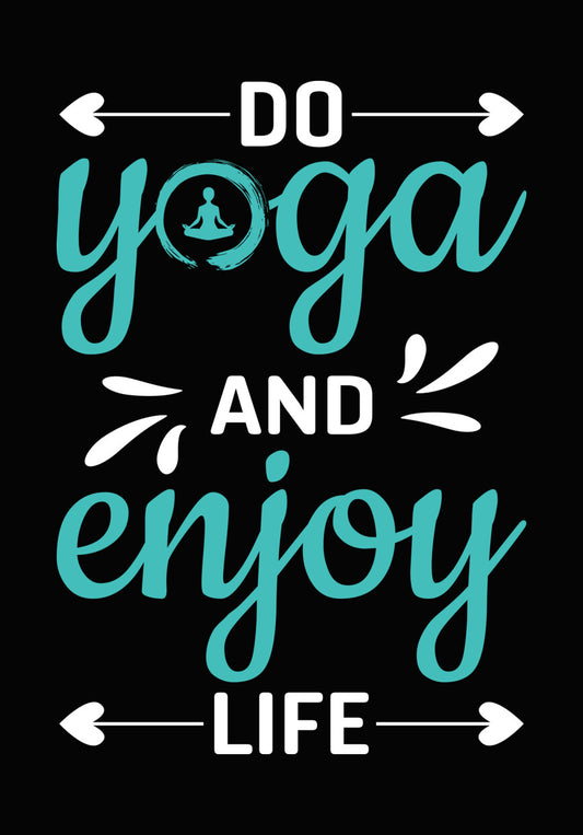 Yoga Enjoy Zen DTF Transfer