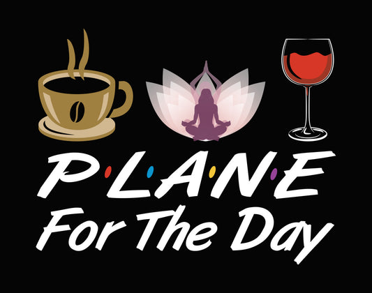 Coffee Yoga Wine Lifestyle DTF Transfer