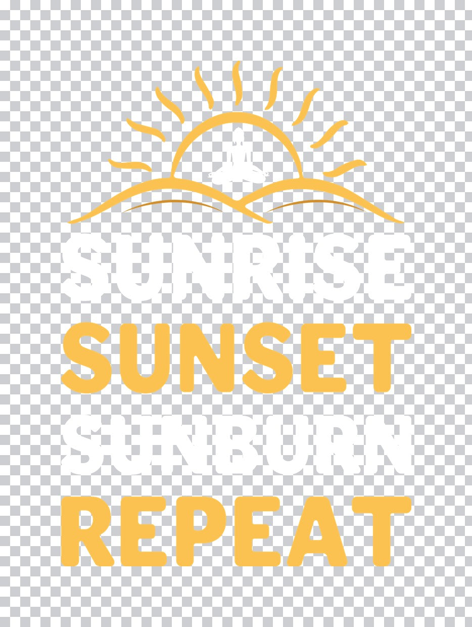 Sunset Repeat Yoga Graphic DTF Transfer
