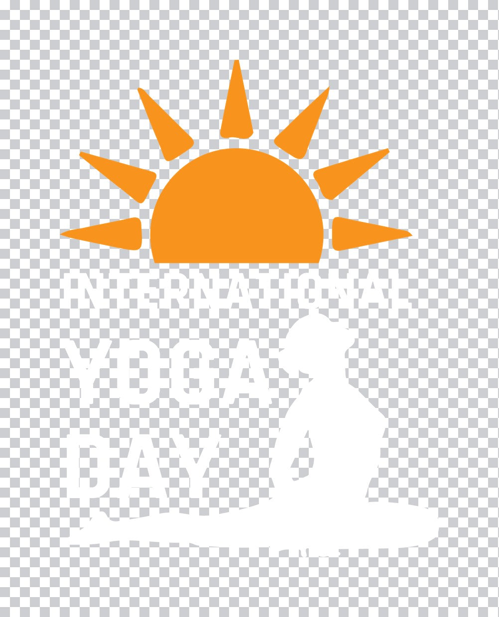 Minimalist Sunrise Yoga DTF Transfer