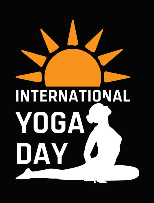 Minimalist Sunrise Yoga DTF Transfer