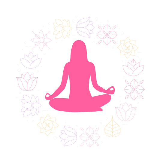 Pink Yoga Lotus Mandala DTF Transfer