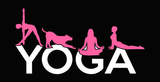 Yoga Poses With Dog DTF Transfer