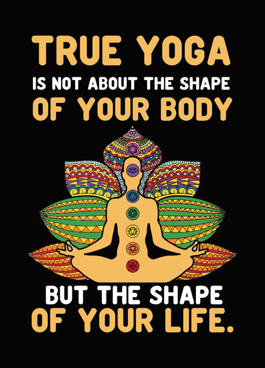 True Yoga Chakra Lotus DTF Transfer