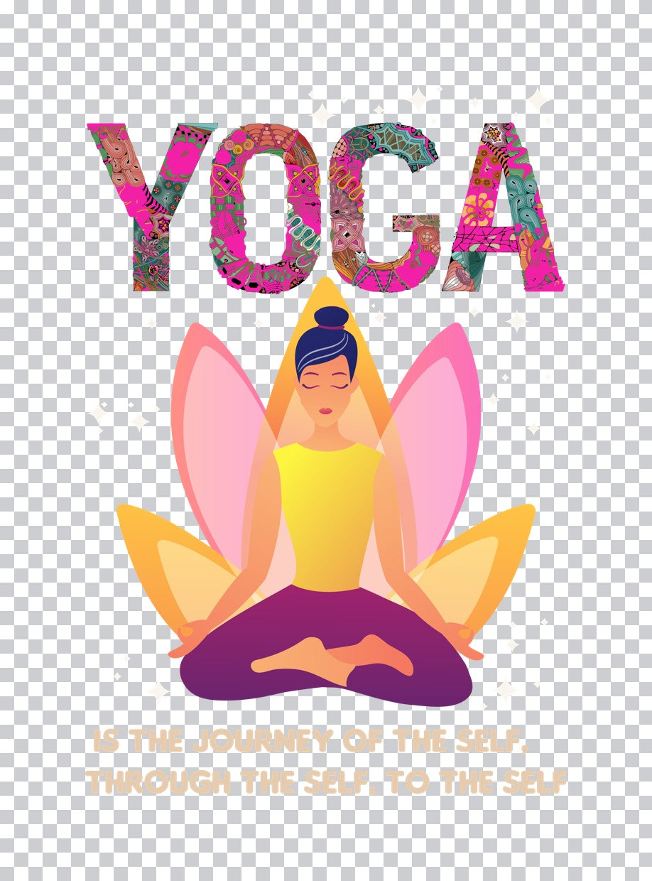 Yoga Practice Body Mind DTF Transfer