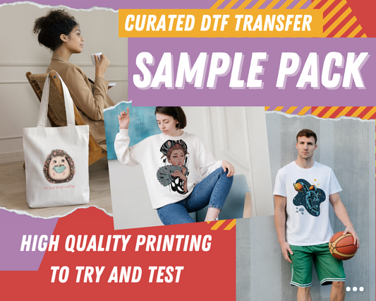 Curated DTF Transfer Sample Pack